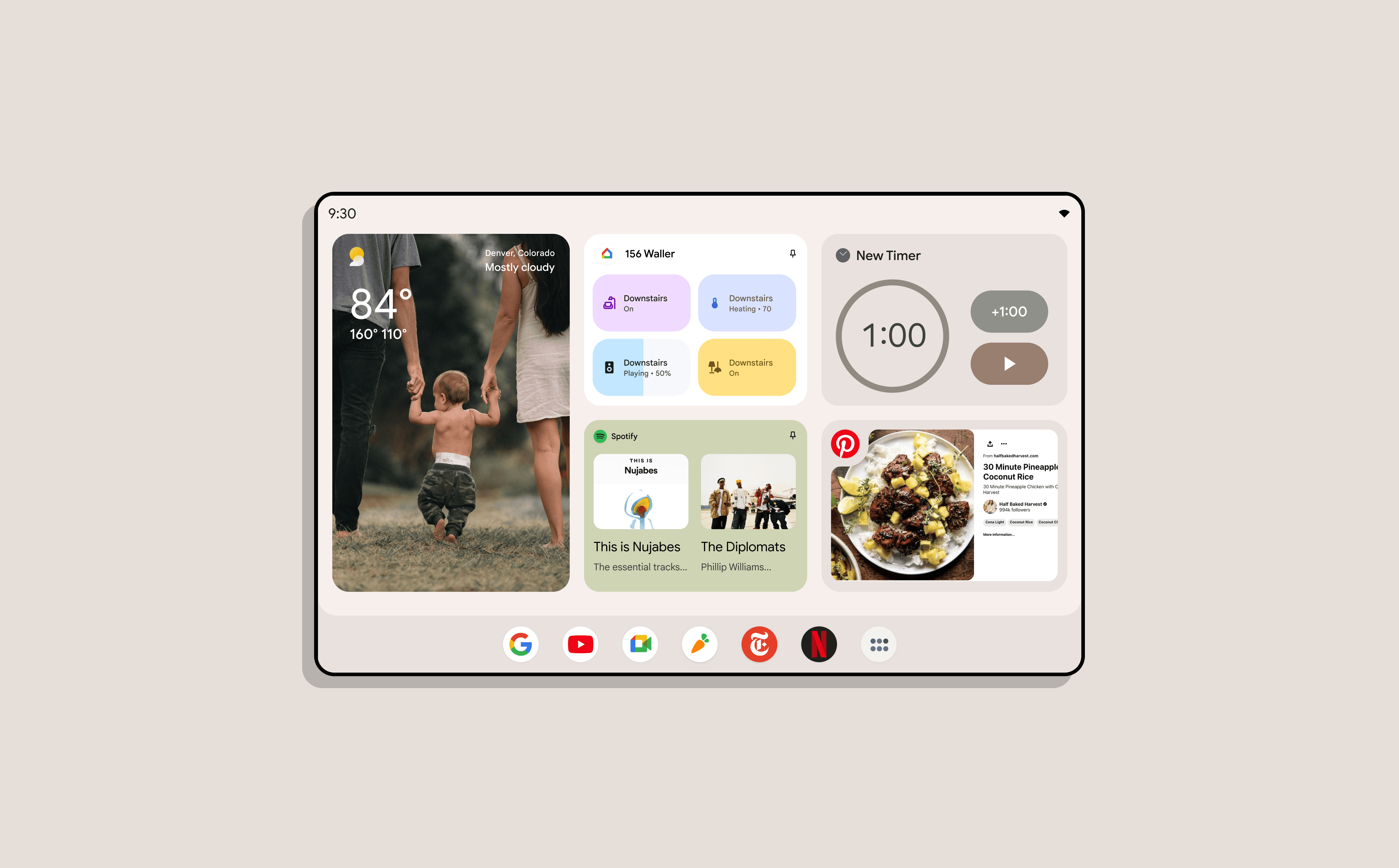 Touch UI — handheld