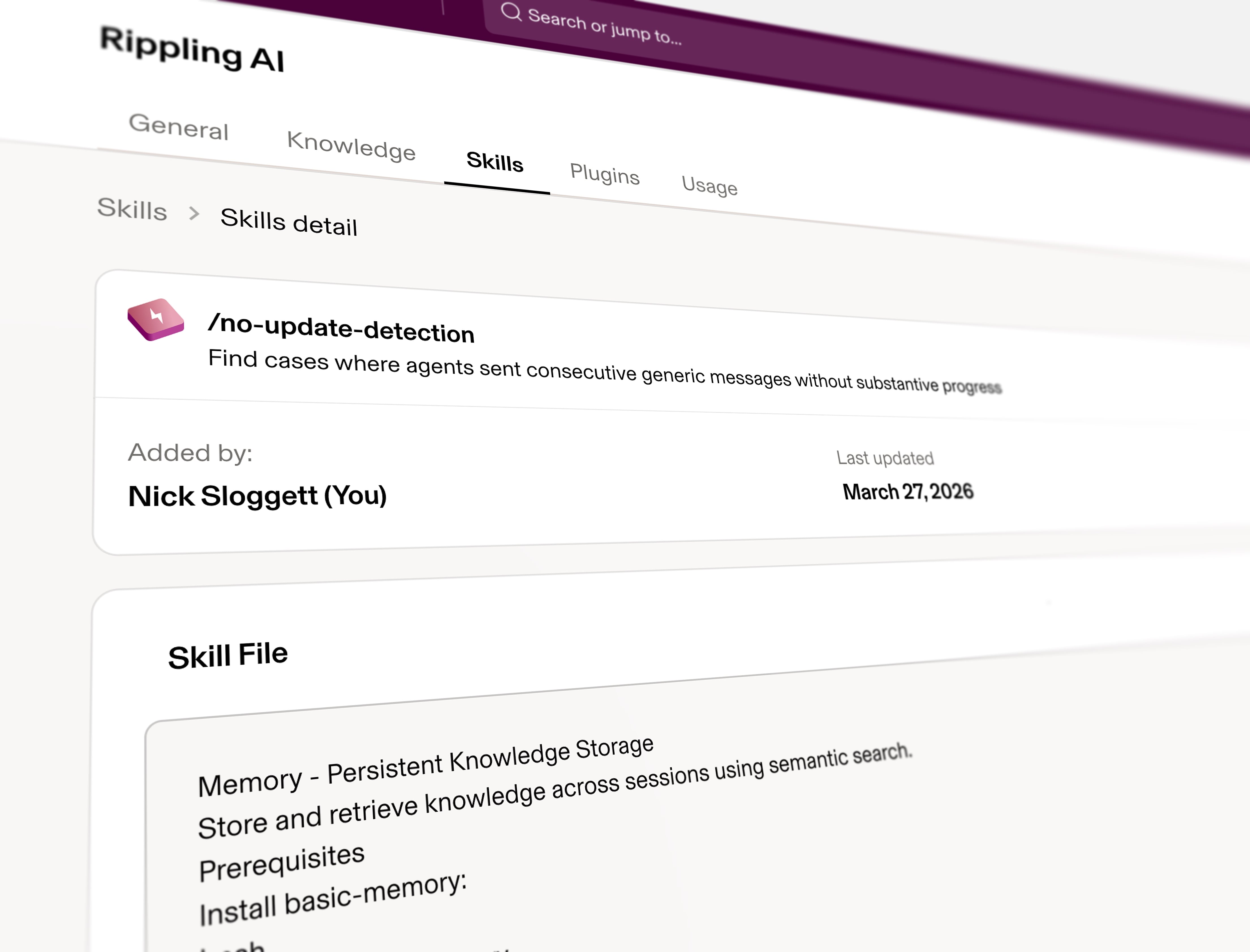Collapsible audit trace