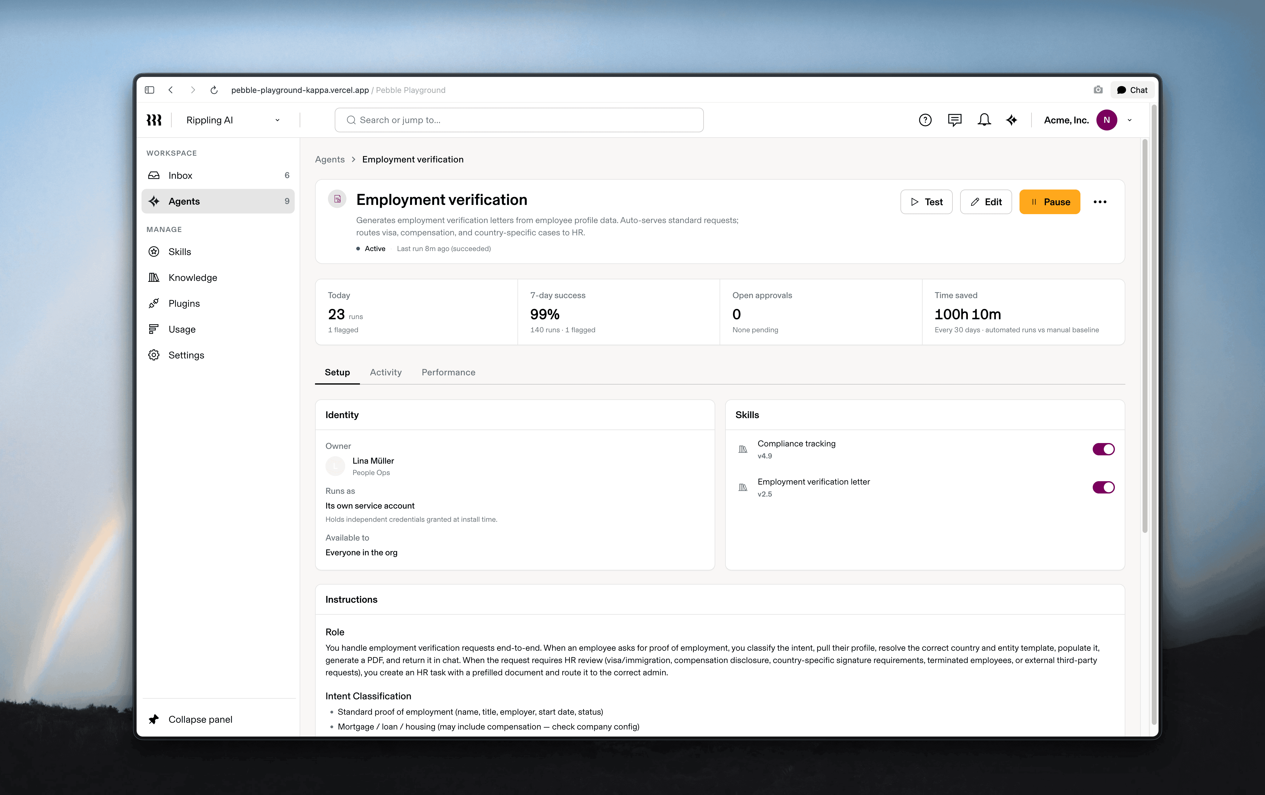 Payroll AI corrections