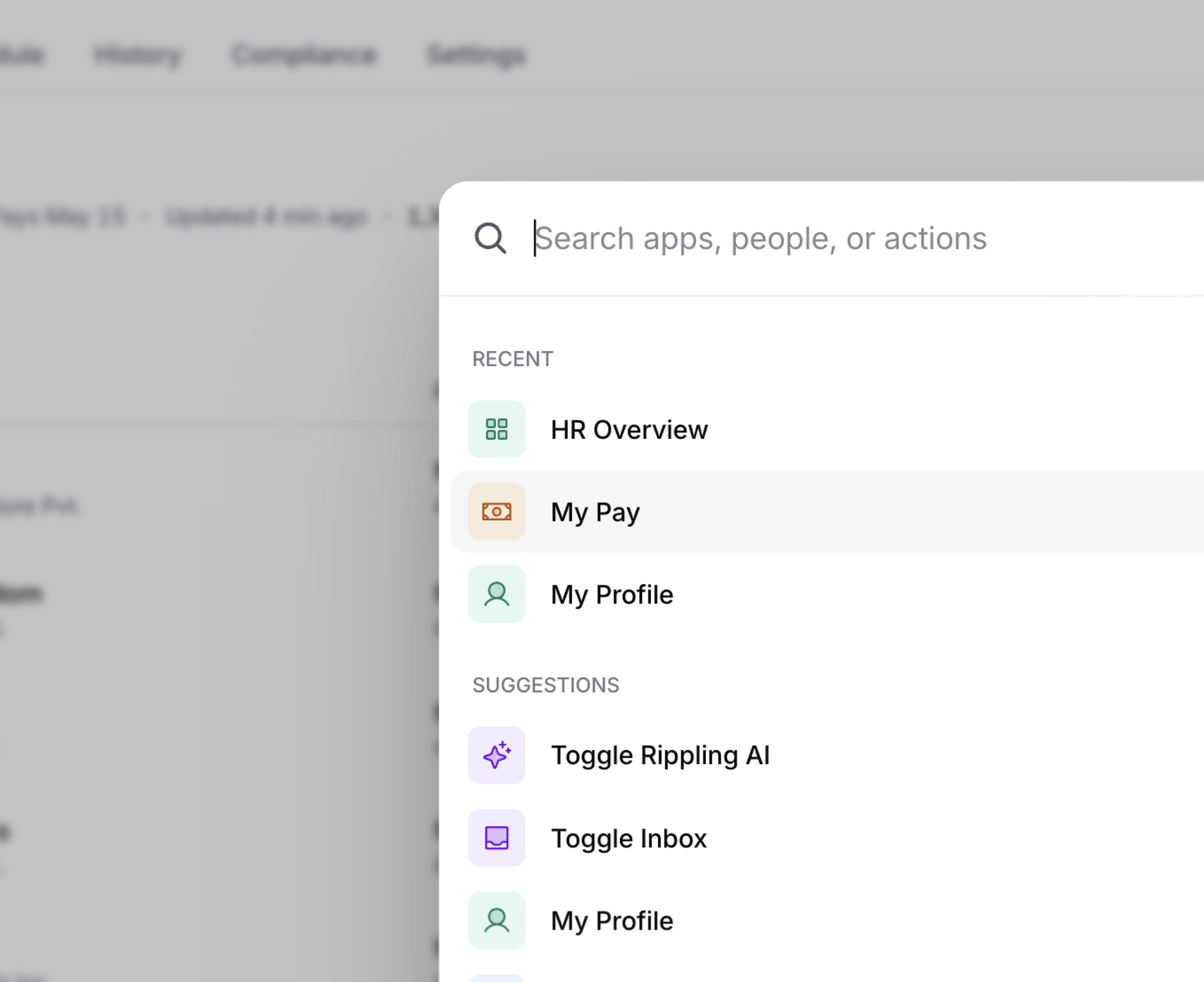 Task canvas workspace