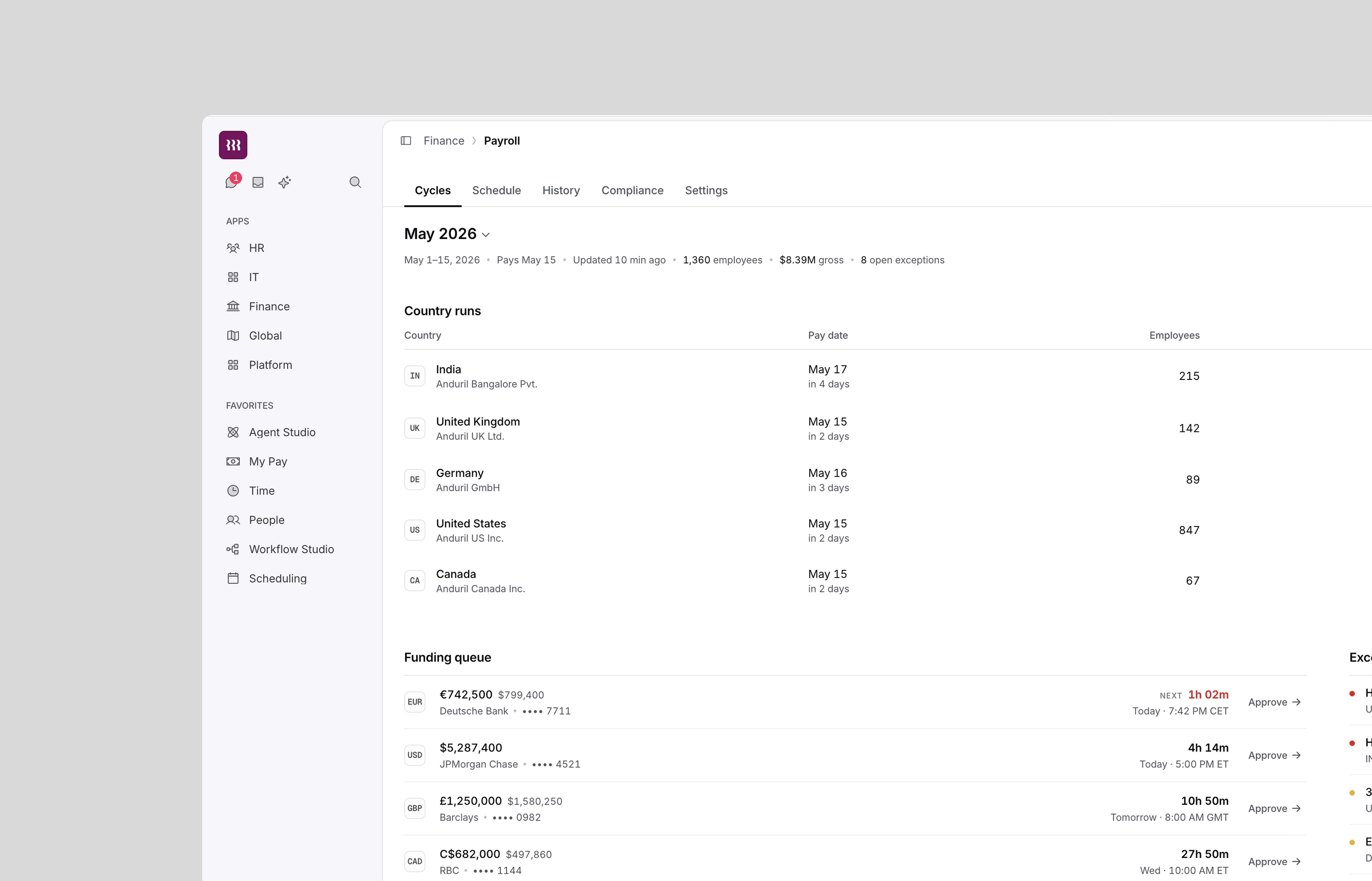 Cross-product workflow audit